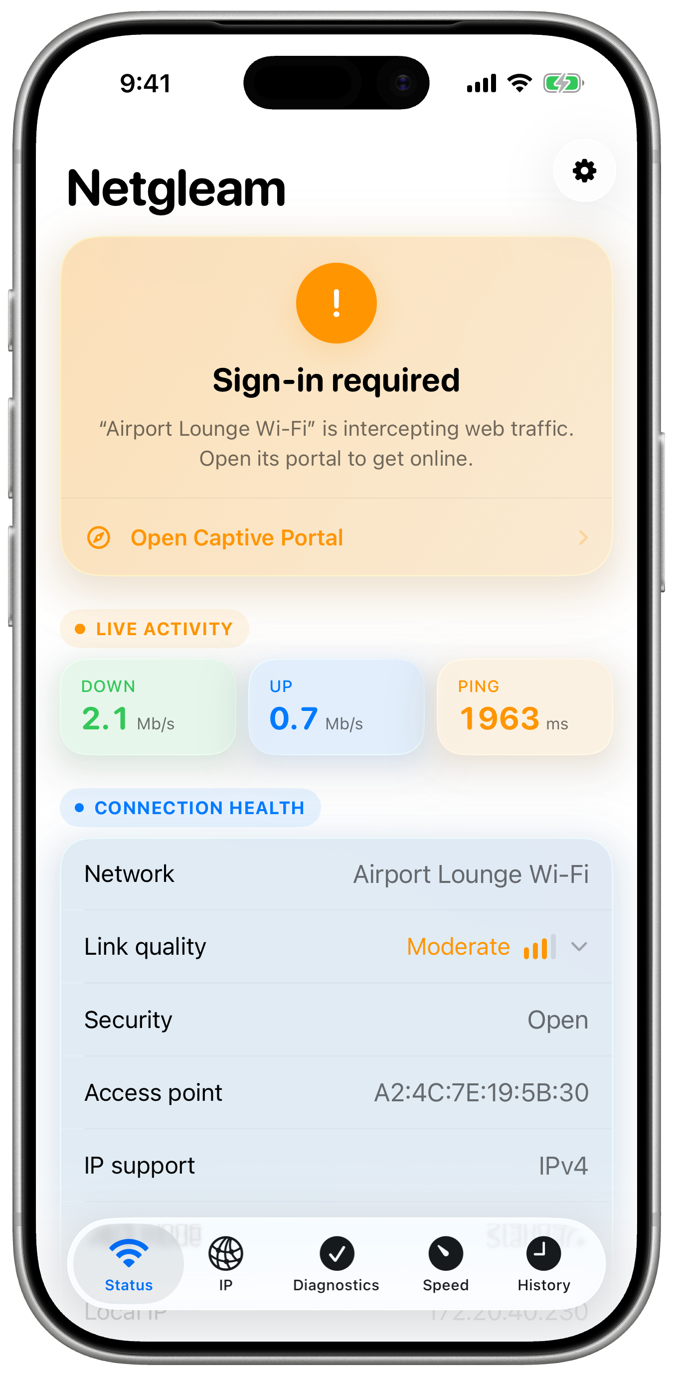 Netgleam Screenshot
